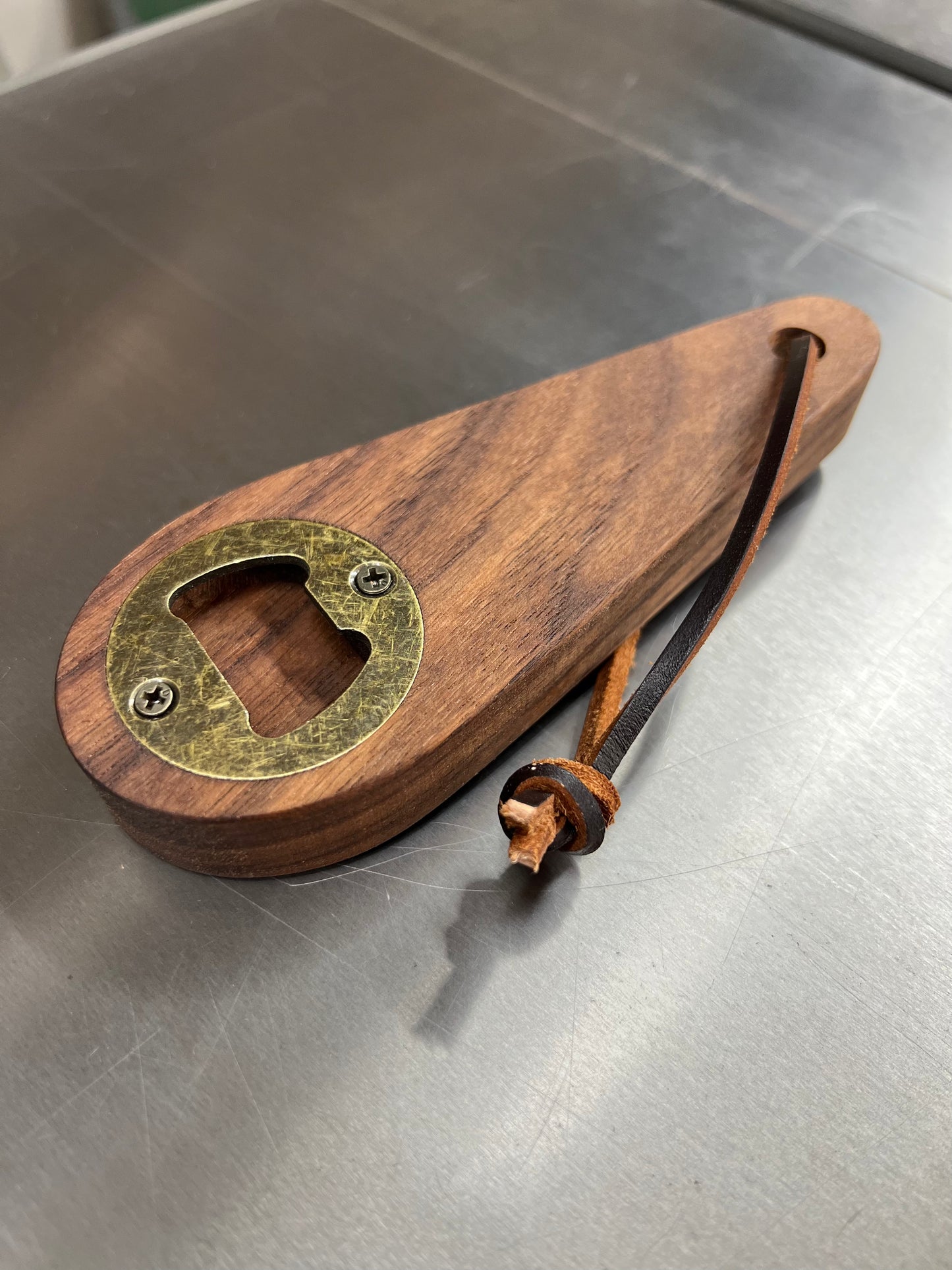 Walnut Bottle Opener